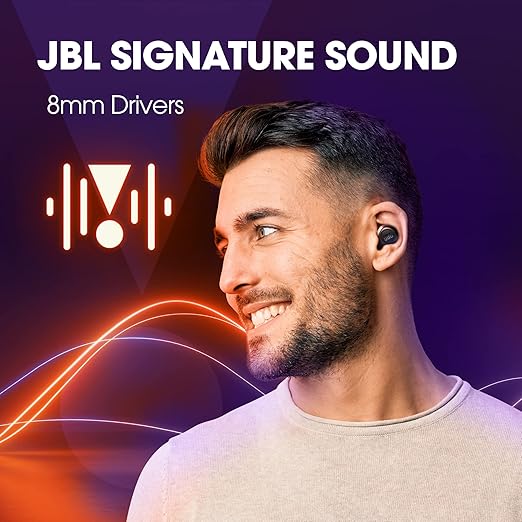 JBL Wave 100TWS True Wireless in Ear Earbuds - Black