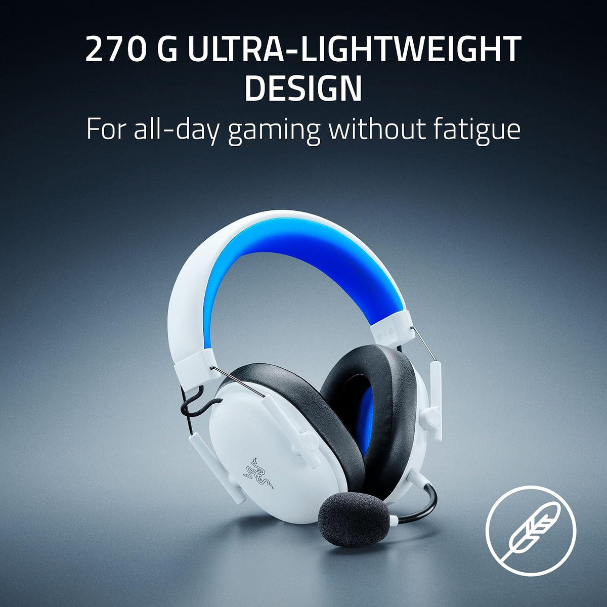 RAZER BlackShark V3 X Hyperspeed Gaming Headset for PlayStation - White RZ04-05420500-R3G1