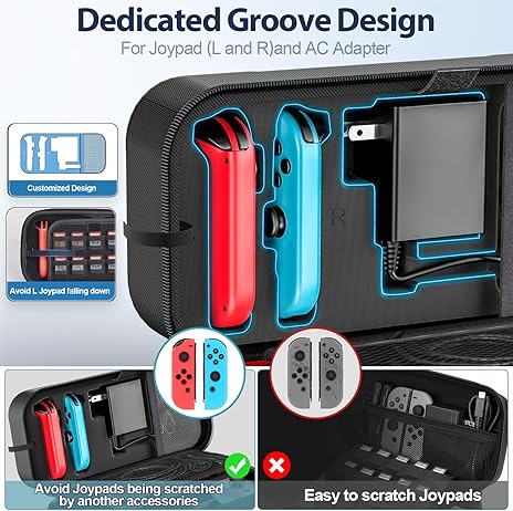 OIVO SW LITE Portable Hard Case Pouch - Black (sw999)