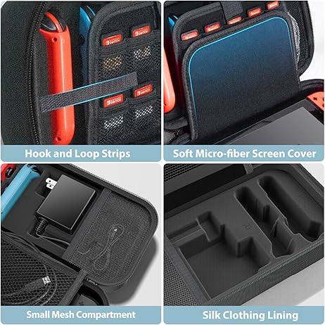 OIVO SW LITE Portable Hard Case Pouch - Black (sw999)