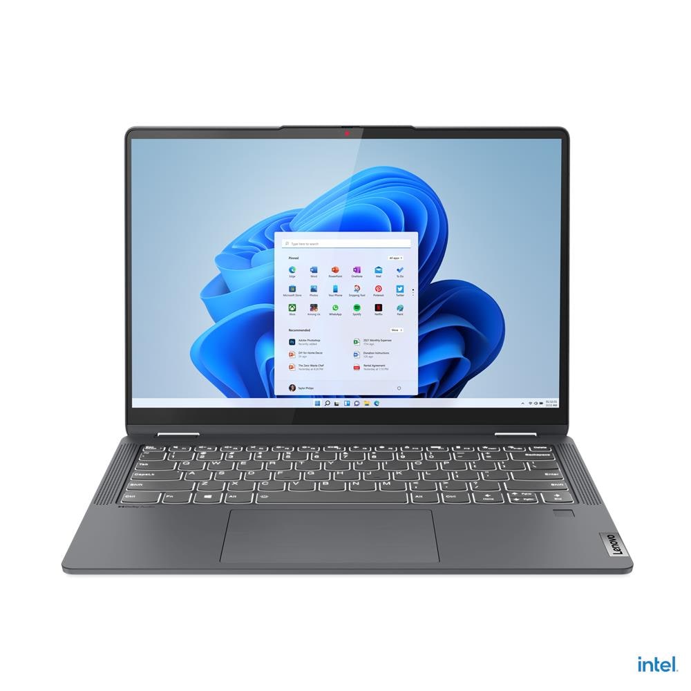 Lenovo IdeaPad Flex 5 14IAU7 /Intel Core i5-1235U,10C / 14"WUXGA Touch /16GB Soldered LPDDR4x-4266 RAM /1TB M.2 2242 NVMe SSD/Integrated Intel Iris Xe Graphics/Win 11 Home/Eng-Arb/Storm Grey/1YW+Pen - 82R700N3AX