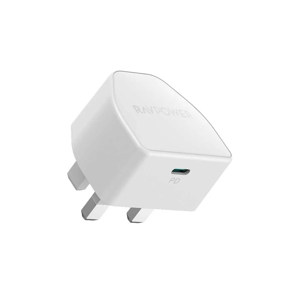 Ravpower RP-PC1041 PD20W 1C UK Charger white