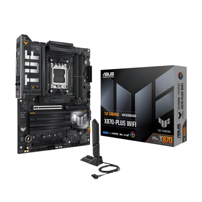 ASUS TUF GAMING X870-PLUS WIFI AM5 DDR5 ATX Motherboard - Black
