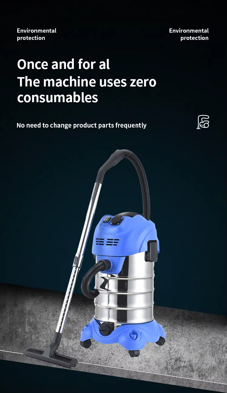 Puresweep Heavy Duty Wet & Dry Vacuum Cleaner with Steel Pipe & Large Capacity Tank – 2800W & 30 Litres