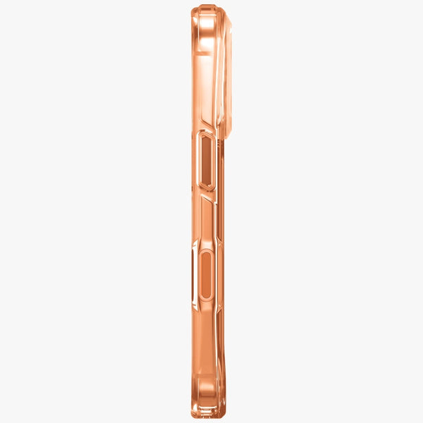 Uniq Hybrid Lifepro Xtreme MagClick case for iPhone 17 Pro - Frost Clear / Volt Orange