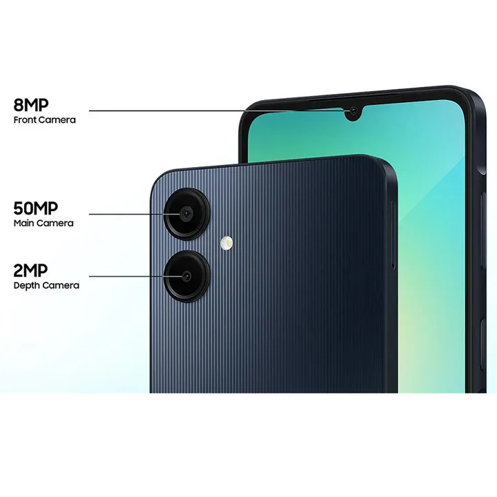 Samsung Galaxy A06 Phone, 6.7", 128 GB, 6 GB RAM