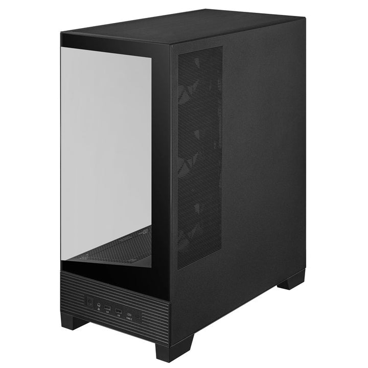 Asus A31 Plus ATX Mid Tower Gaming PC Case - Black (4 ARGB Fans Included)