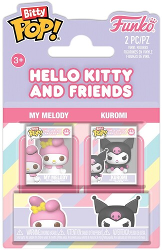 Bitty Pop! Animation: Sanrio - My Melody and Kuromi 2pk