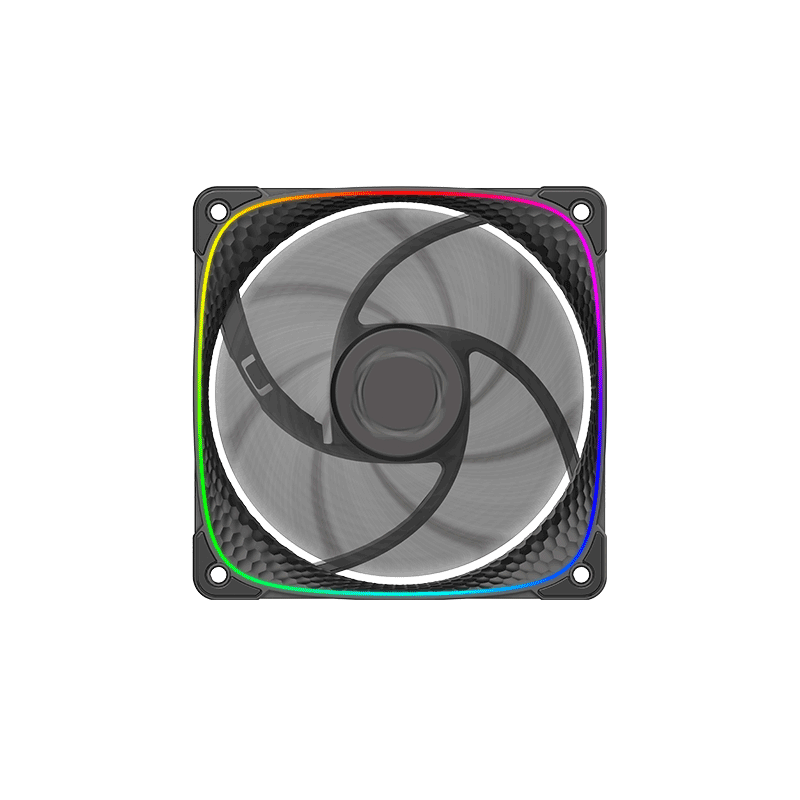 Geometric Future Squama 2503B Triple Pack 120mm - Black