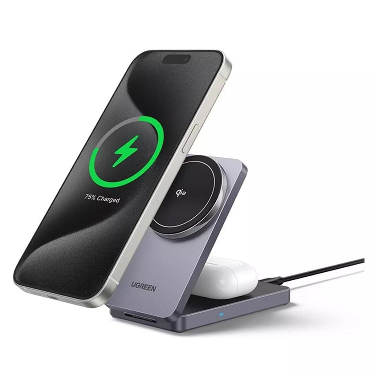 UGREEN 2-in-1 Magnetic Wireless Charger 20w