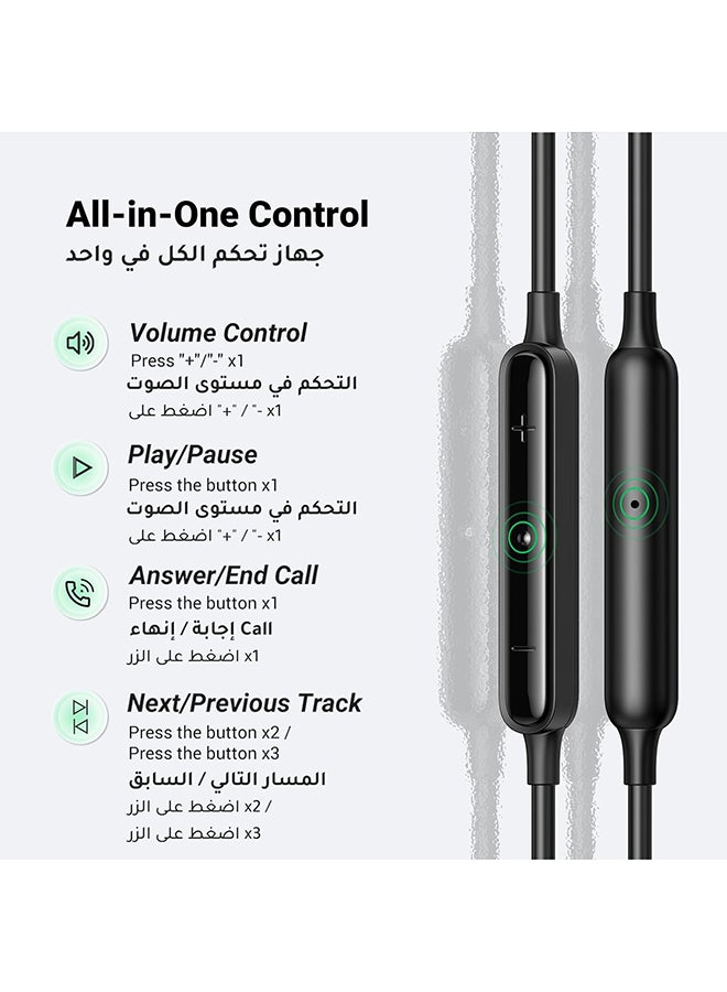 UGREEN In-Ear Earphones with USB-C Connector Black