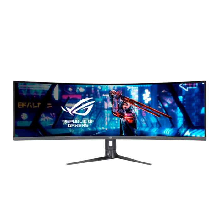 Asus Rog Strix XG49WCR 49" DQHD 2K VA 165 OC Hz Refresh Rate 1ms Response Time With DCI-P3 90% DisplayPort 1.4 USB Type-C RJ-45 Curved Gaming Monitor