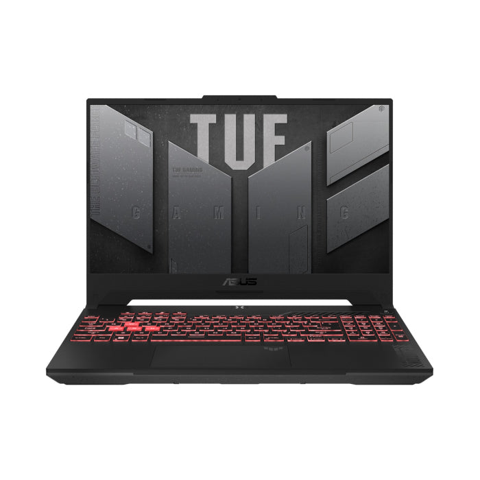 ASUS TUF Gaming A15 (FA507NUR) AMD R7-7435HS 16GB Ram,1TB SSD, RTX 4050 6GB 15.6" FHD 144Hz (Arabic Keyboard),Win 11 -Mecha Grey