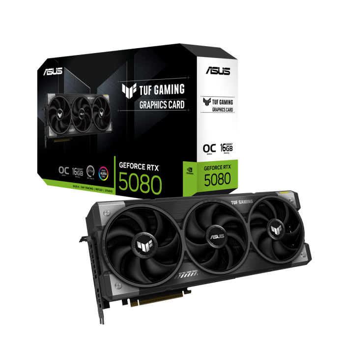 ASUS TUF Gaming GeForce RTX 5080 16GB GDDR7 OC Edition Graphic Card