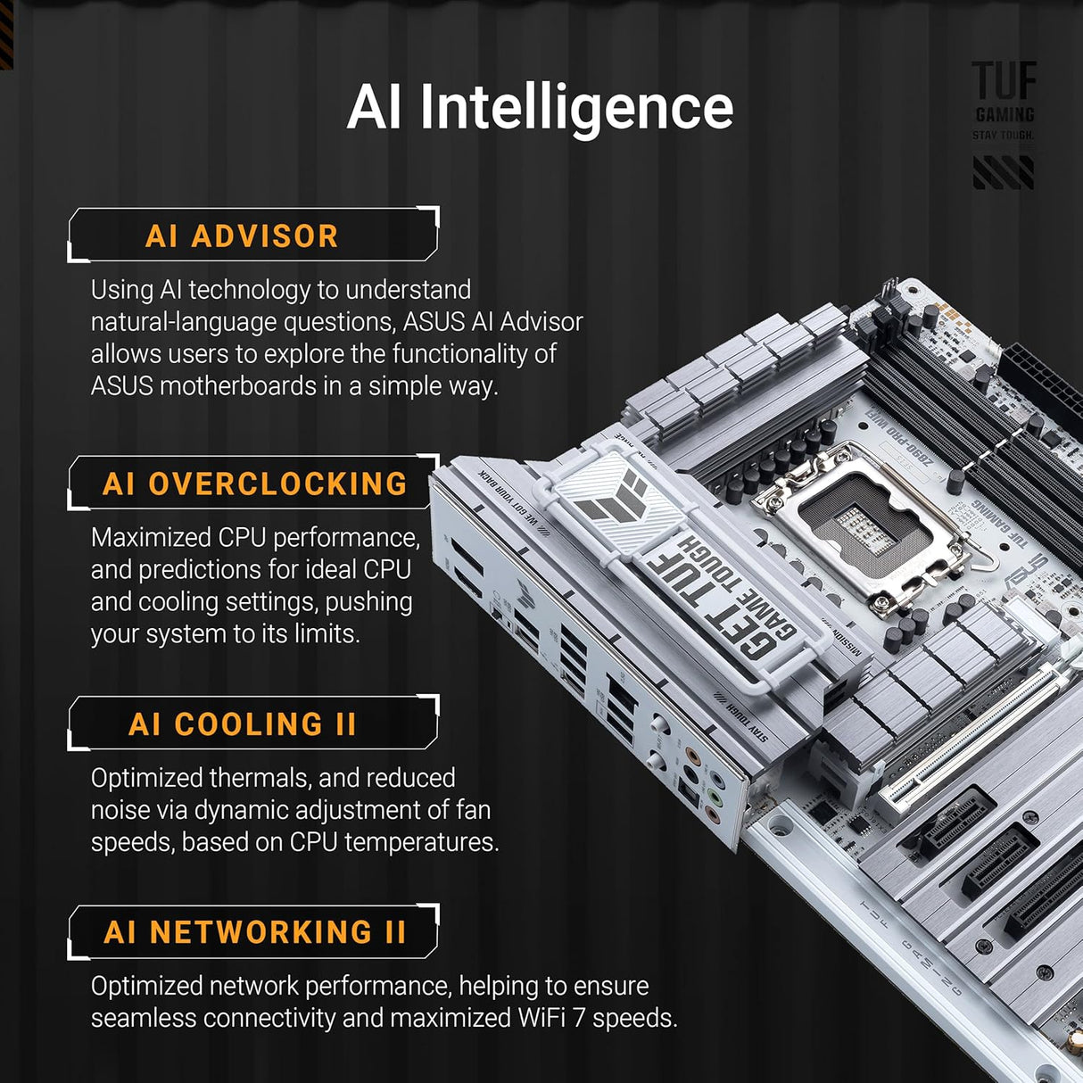 ASUS TUF GAMING Z890-PRO WIFI- MOTHERBOARD