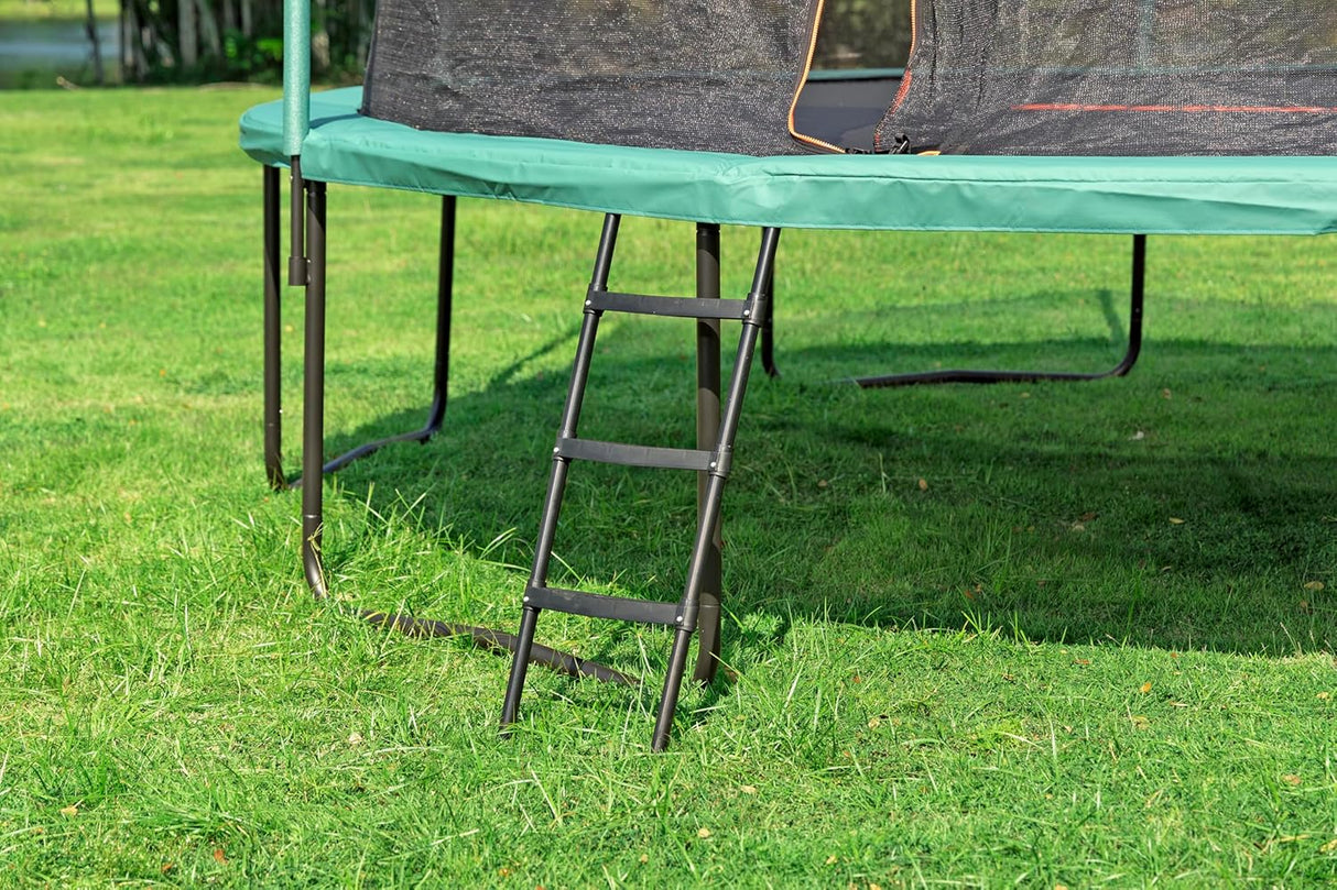 BESTWAY 4.27m x 2.86m Xtreme Air Trampoline (1 trampoline, 1 spring-loading tool, 6 anchors, 12 foot pads, 1 ladder) Age 6+ 59105 (Installation Not Included)