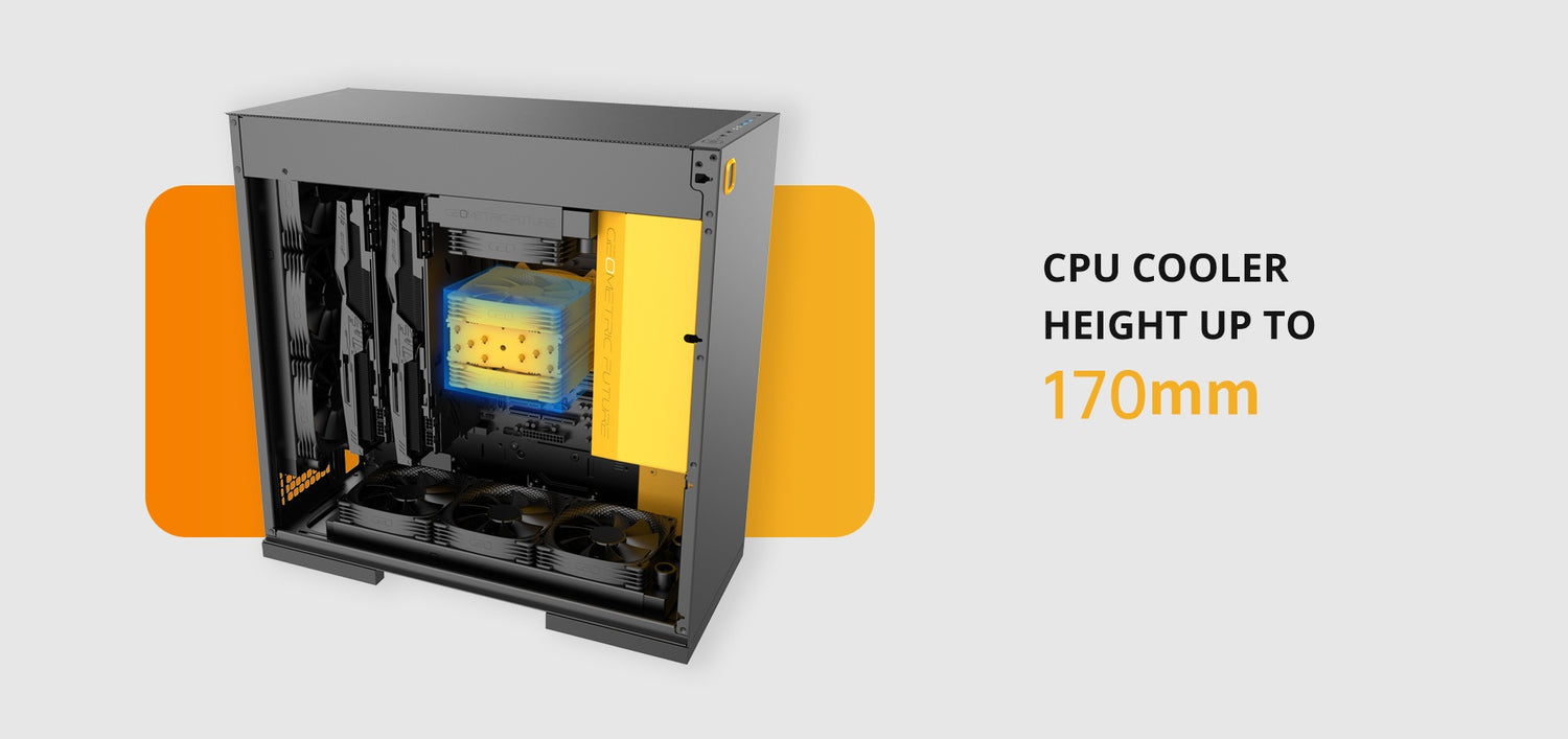 Geometric Future Model 8 Lohan Mid Tower Glass Case - White