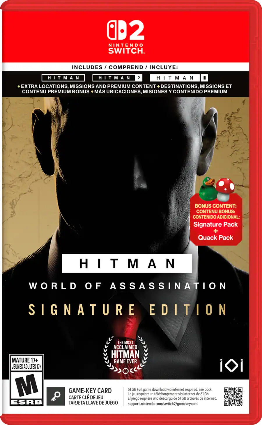 Switch 2 Hitman World Of Assassination Signature Edition us