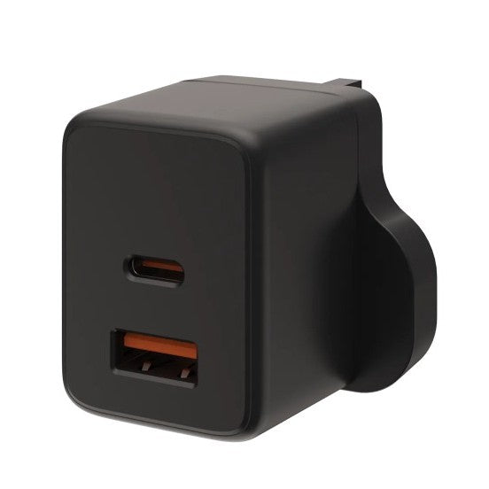 UAG Wall Charger SRGE 30W 2Port UK Black