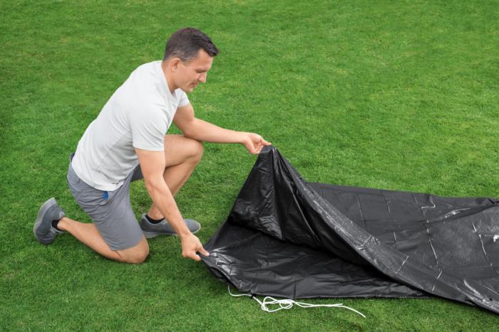 BESTWAY 4.57M POOL COVER (Contents:One pool cover, fits 4.57m (15') Steel Pro MAX Pools and 4.57m (15') Fast Set Pools) / 58038