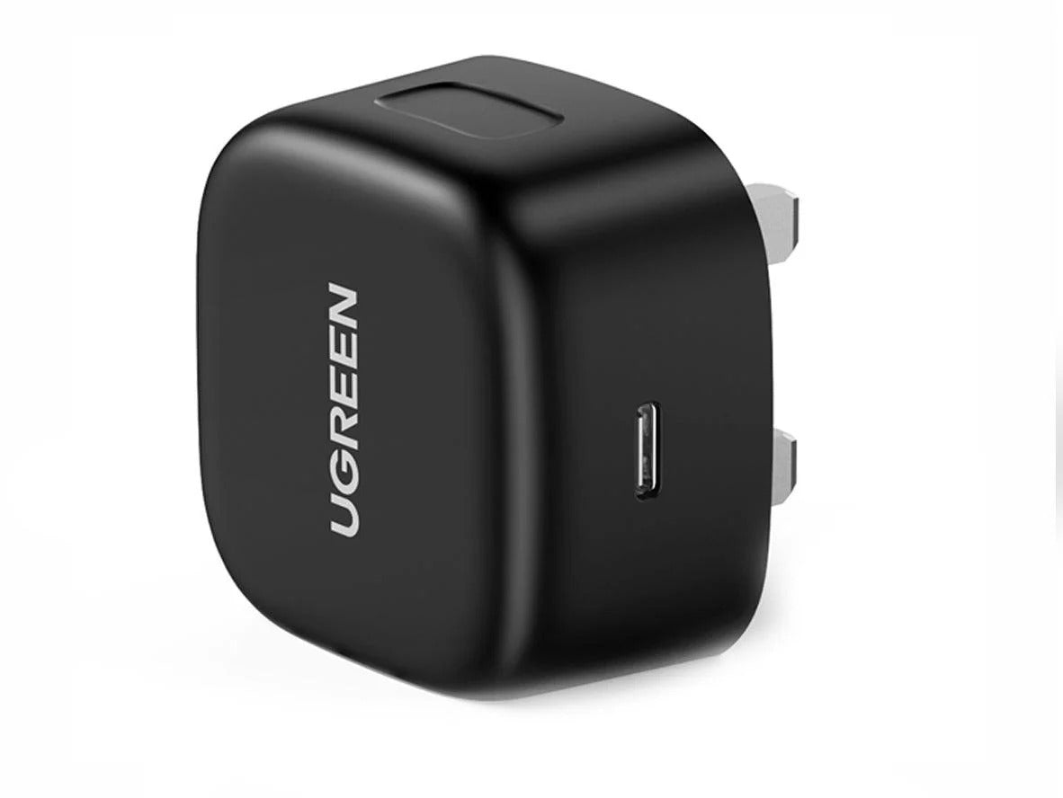UGREEN Nexode 30W USB-C PD GaN Fast Charger UK -folding foot (Black) CD305 CD305-90878