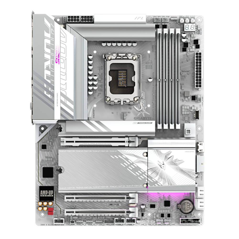 Gigabyte Z890 AORUS ELITE WIFI7 ICE 1.0 DDR5 Motherboard -White