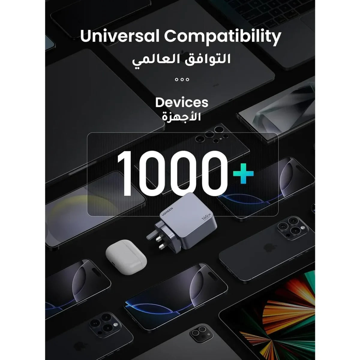 UGREEN Nexode Pro 160W 4-Port GaN Fast Charger Set UK25878 X763-25878