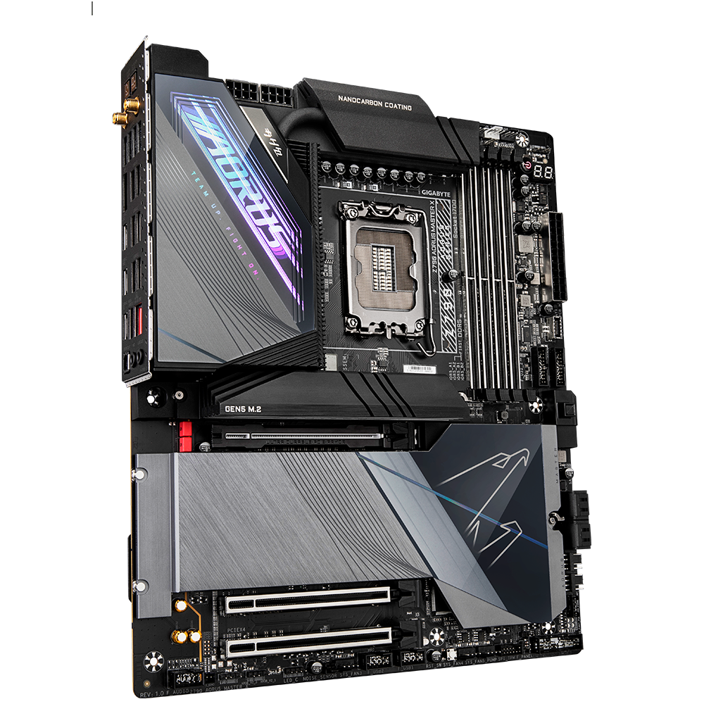 GIGABYTE AORUS Z790 MASTER X DDR5 WIFI-7 E-ATX Motherboard-BLACK