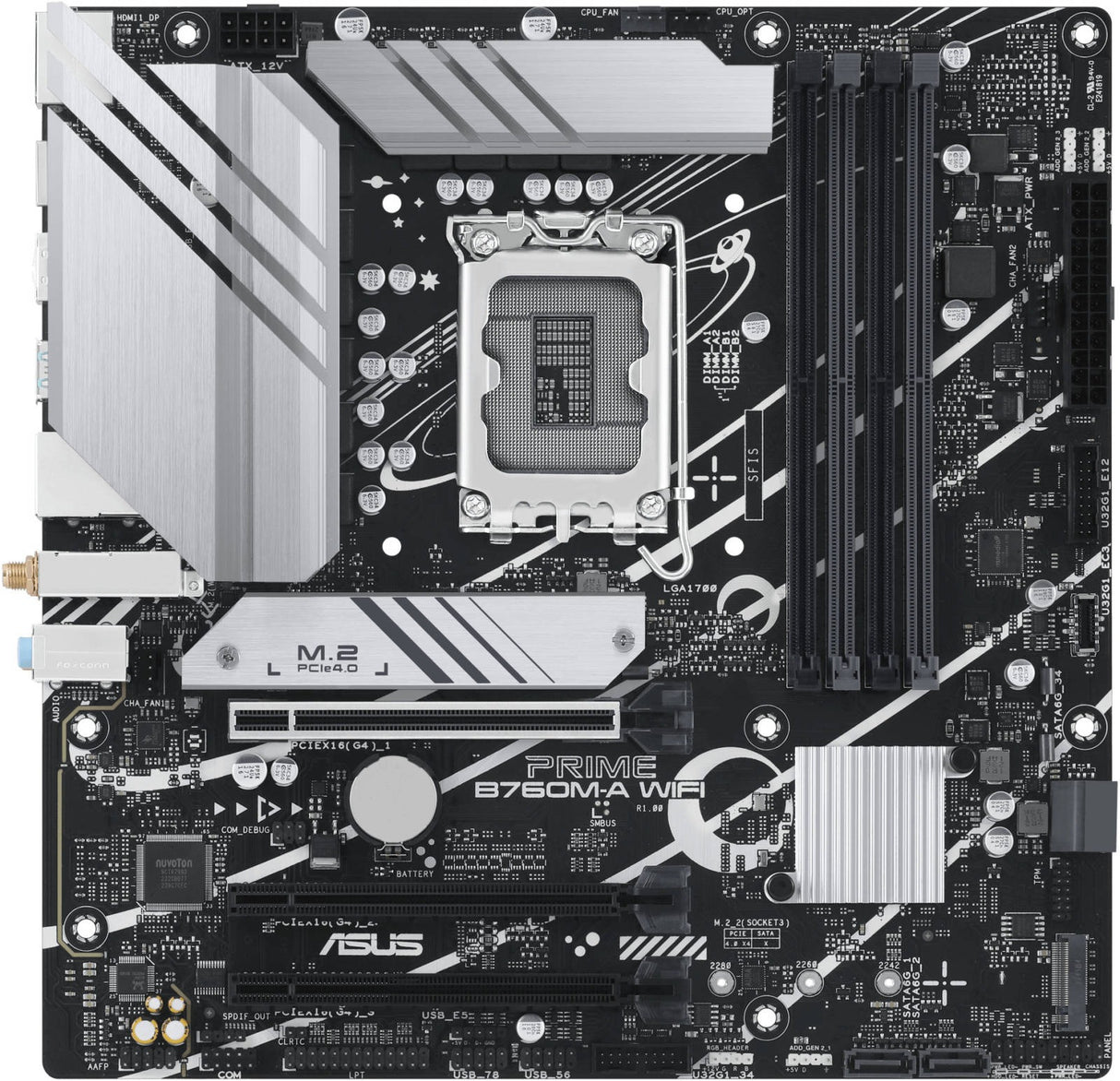 ASUS PRIME B760M-A WIFI LGA1700 mATX Motherboard