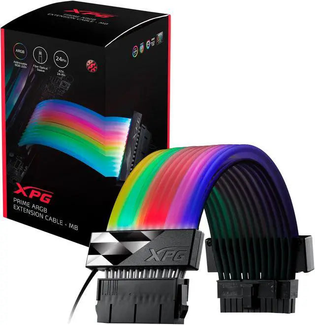 XPG Prime ARGB 24-Pin Motherboard Extension Cable - Black