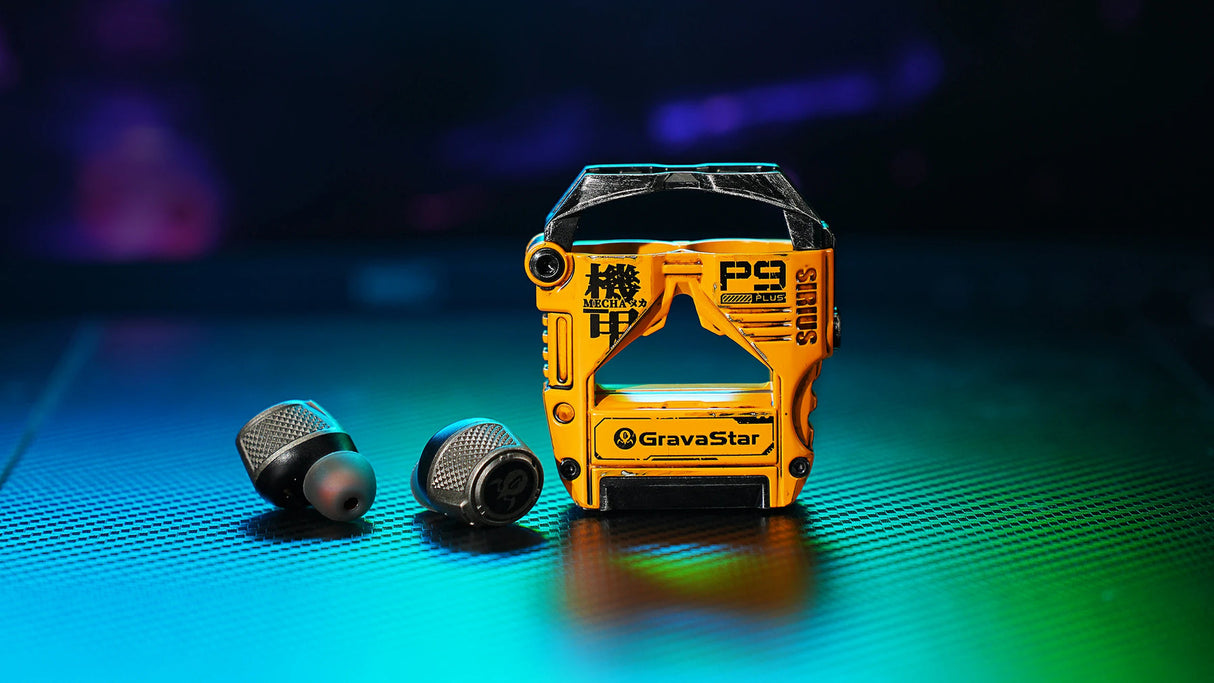 GravaStar Sirius P9 Plus ANC TWS Earbuds - War Damaged Yellow