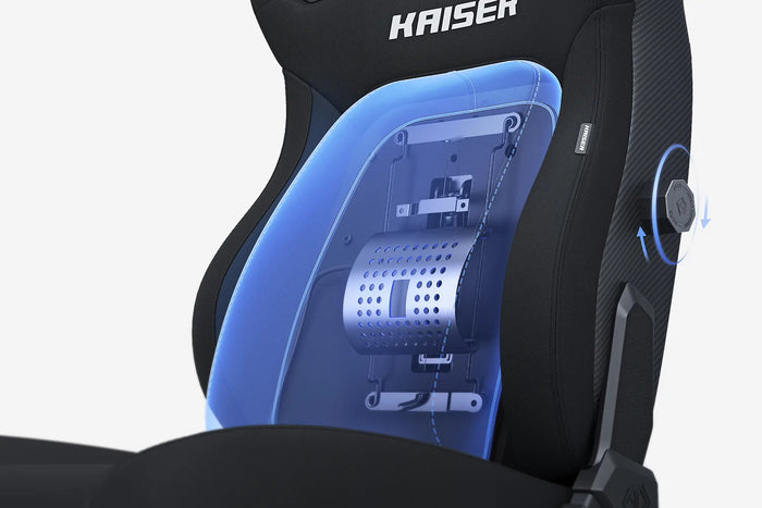 AndaSeat New Kaiser 4 Linen Fabric 6D Armrest Gaming Chair XL - Black
