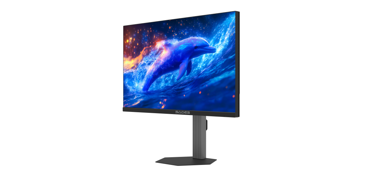 Sades BN-Dolphin SA-F01Q27, 27" QHD (2K) 2560x1440, 200Hz, 0.5ms, HDMI 2.1 IPS, Flat Gaming Monitor - Black