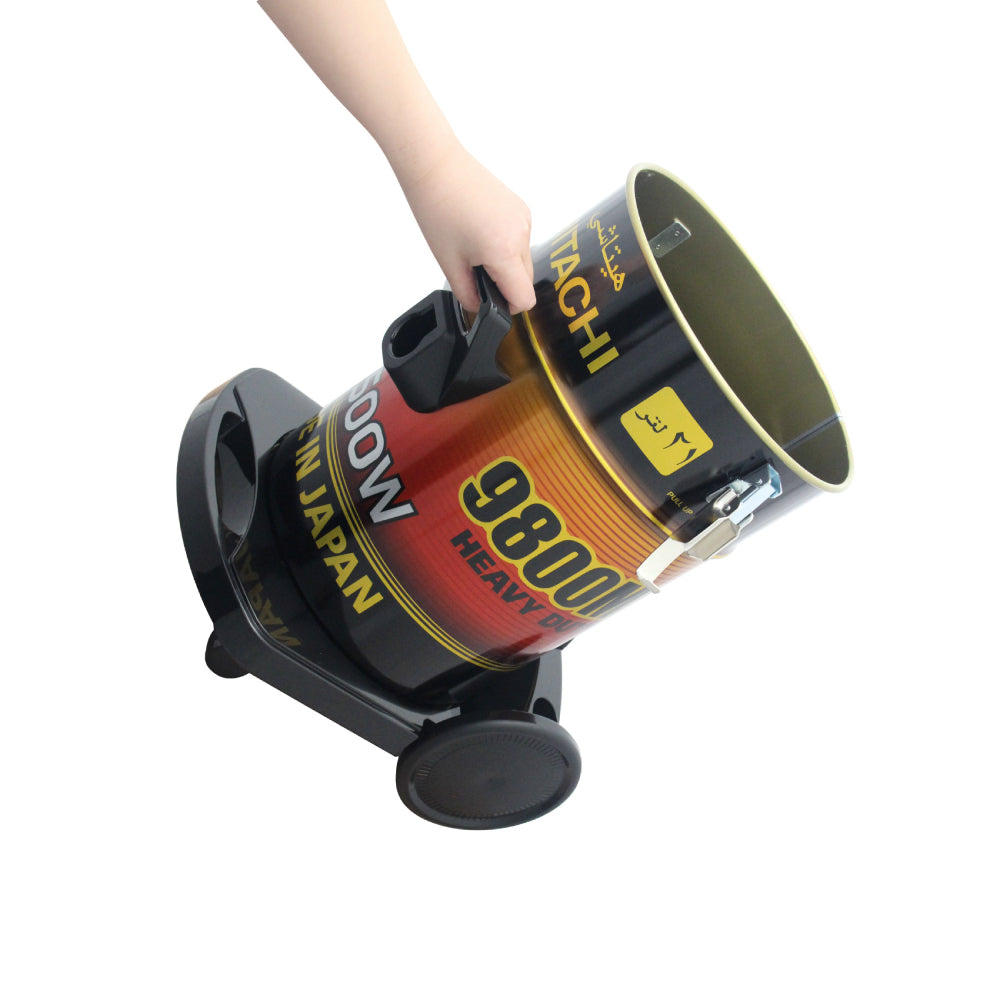 Hitachi Drum Vacuum Cleaner, 21L, 2500 W, CV-9800MIJ RGB – Red& Black