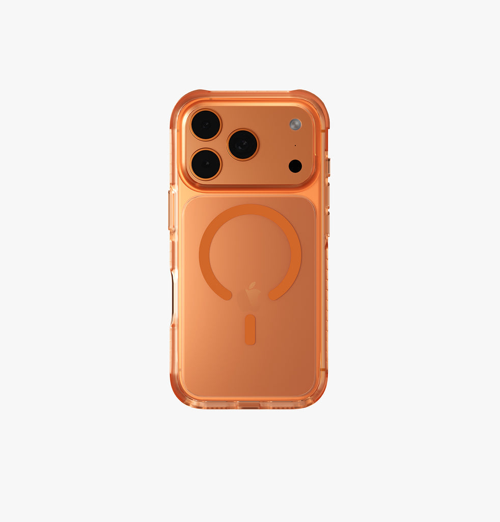 Uniq Hybrid Combat Magsafe Case for iPhone 17 Pro Max - Volt Orange