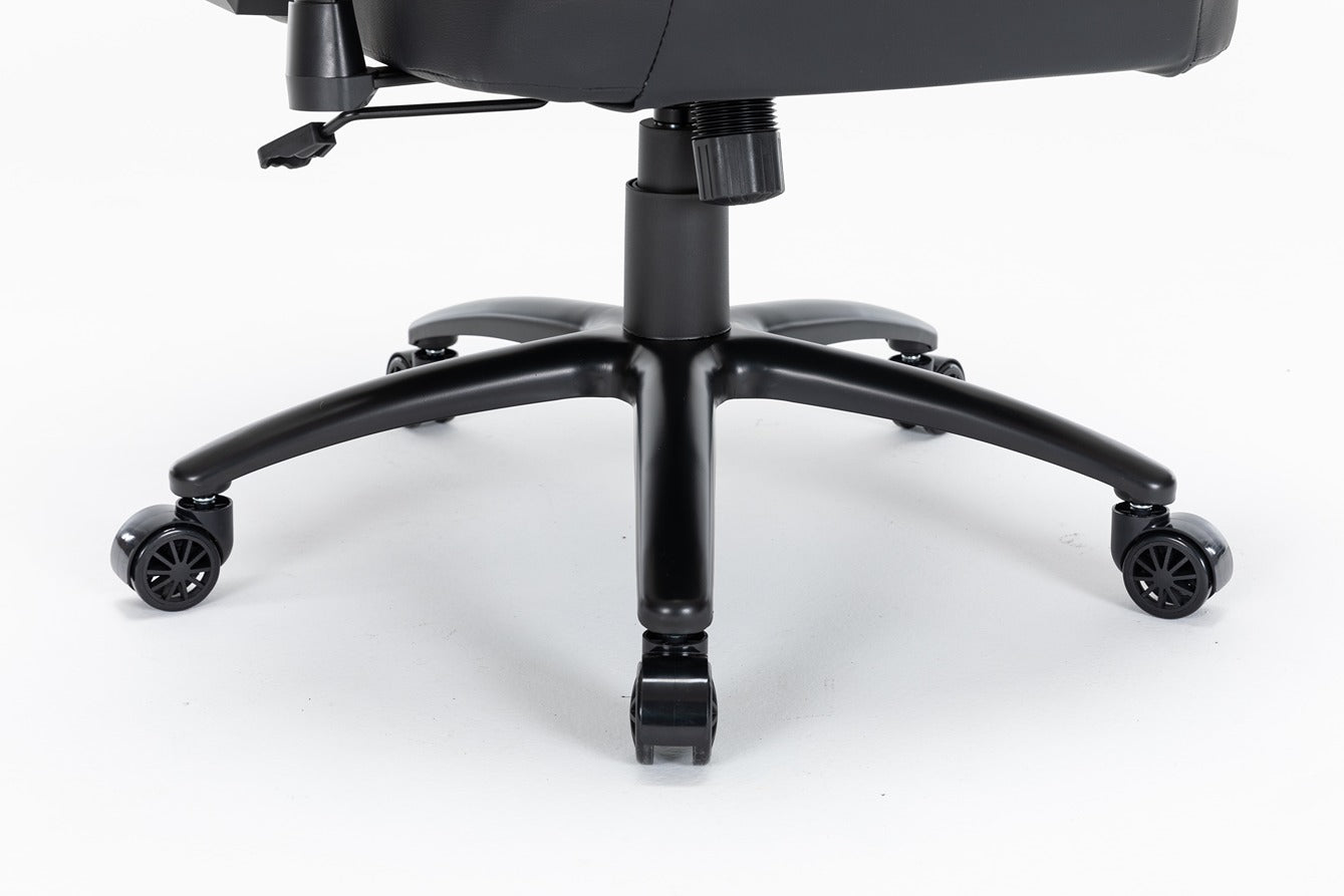 Gamax Ergonomic Adjustable Gaming Chair with Lumbar Support - Black ( Installation not included )