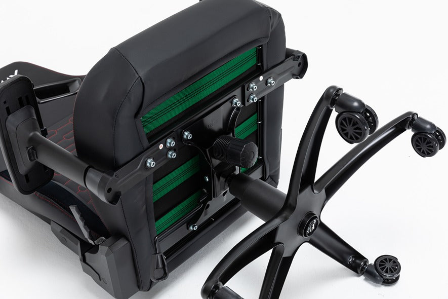 Gamax Ergonomic Adjustable Gaming Chair with Lumbar Support - Black ( Installation not included )