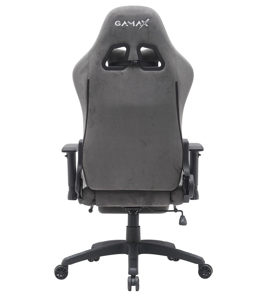 كرسي الألعاب جاماكس موديل BS-7966 مع مسند للقدمين - رمادي ( غير شامل التركيب )