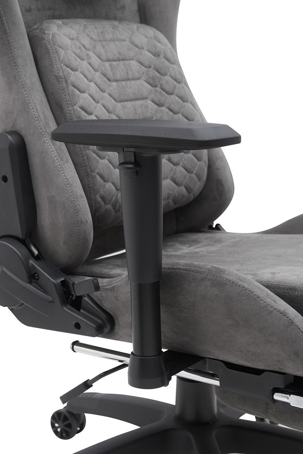 كرسي الألعاب جاماكس موديل BS-7966 مع مسند للقدمين - رمادي ( غير شامل التركيب )