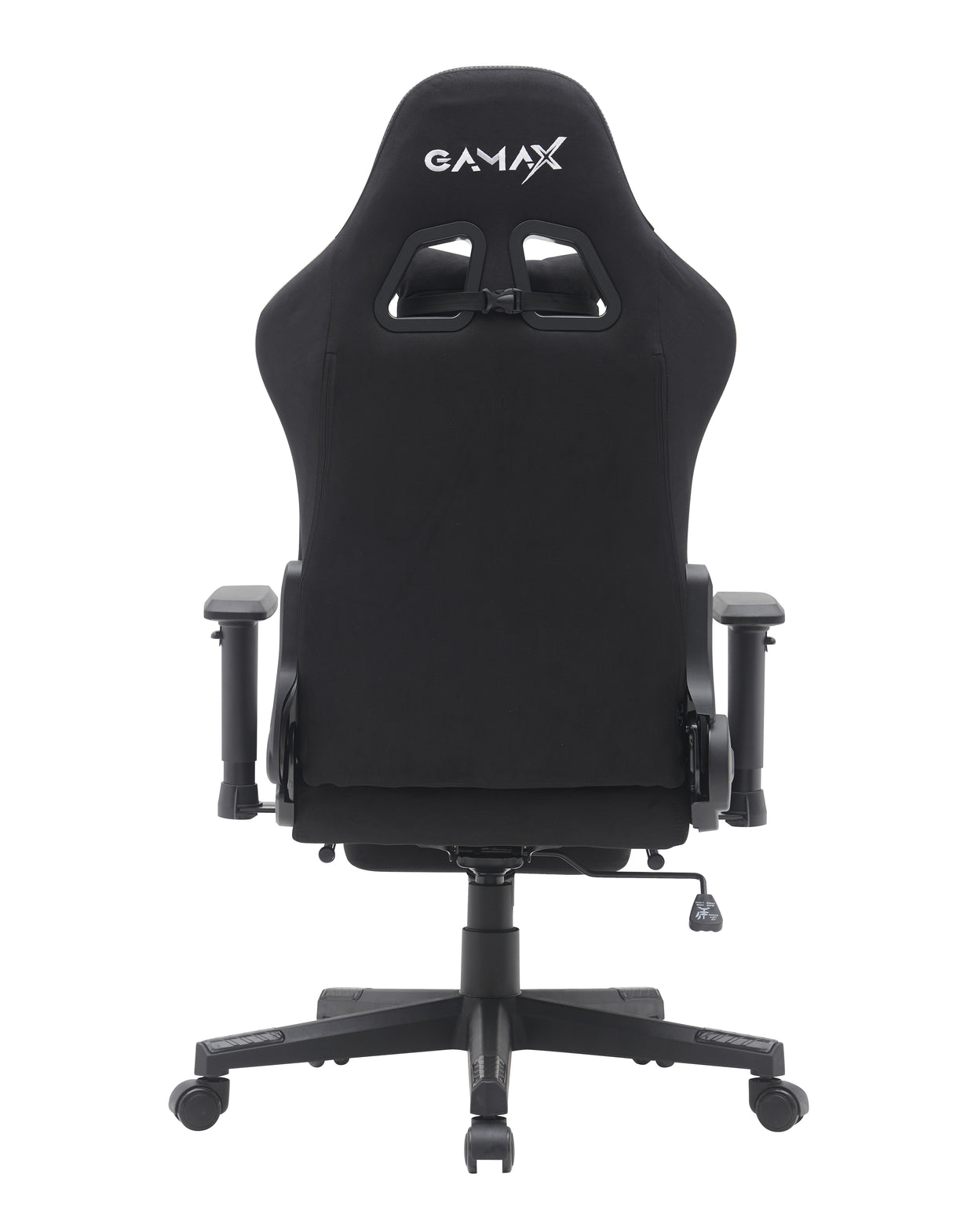 Gamax Gaming Chair model BS-7970 with Foot Rest - Black ( Installation not included )