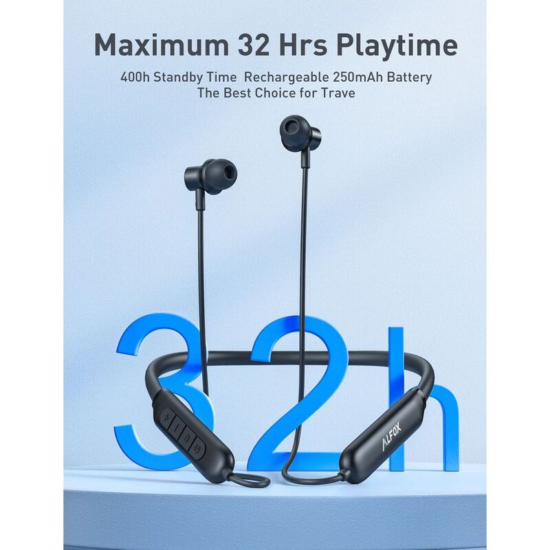 Ravpower Wireless Stereo Earphones TT-BH115 BLACK