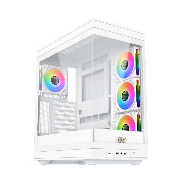 XIGMATEK META ARCTIC ARGB ATX Case - White