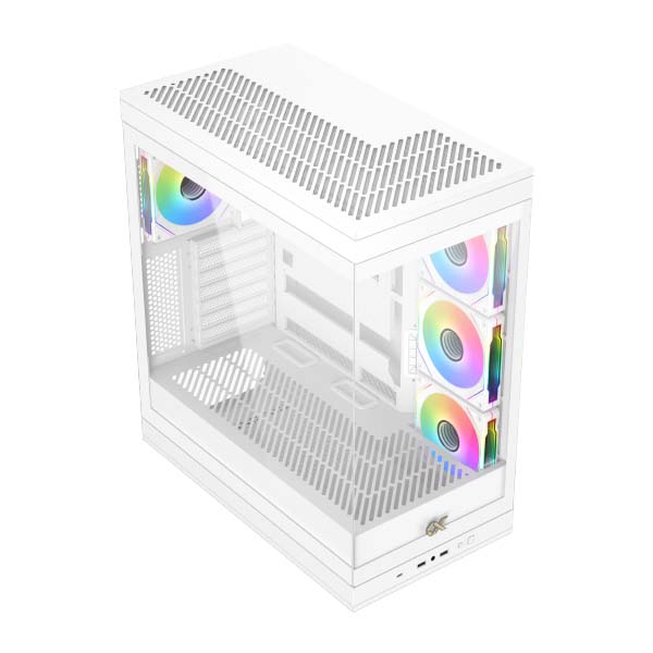 XIGMATEK META ARCTIC ARGB ATX Case - White