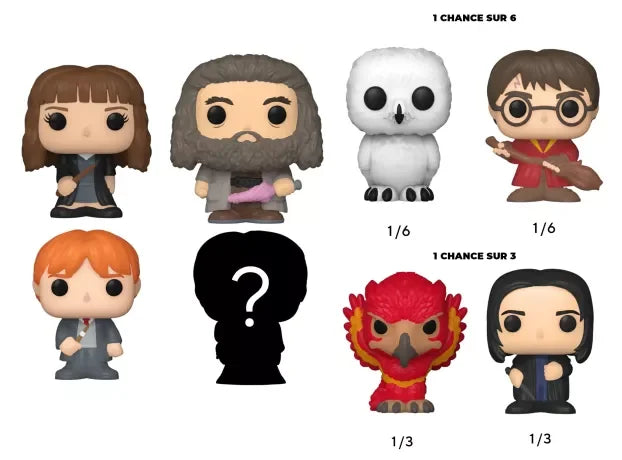Bitty Pop! Harry Potter - Hermione in Robe 4Pk - 2.3cm