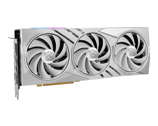 MSI GeForce RTX 4070 Ti SUPER 16G Gaming X Slim Graphics Card - White