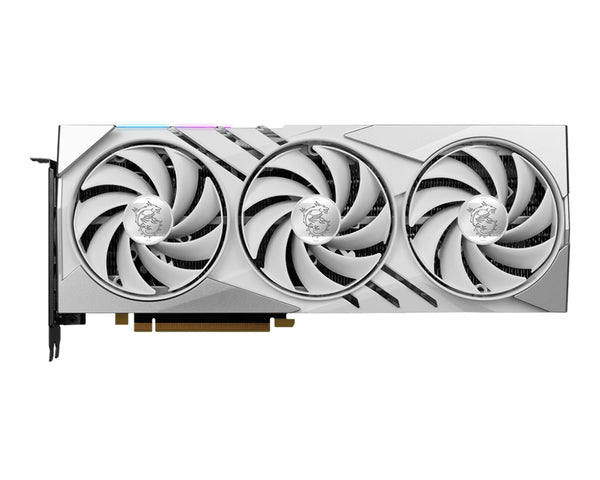 MSI GeForce RTX 4070 Ti SUPER 16G Gaming X Slim Graphics Card - White