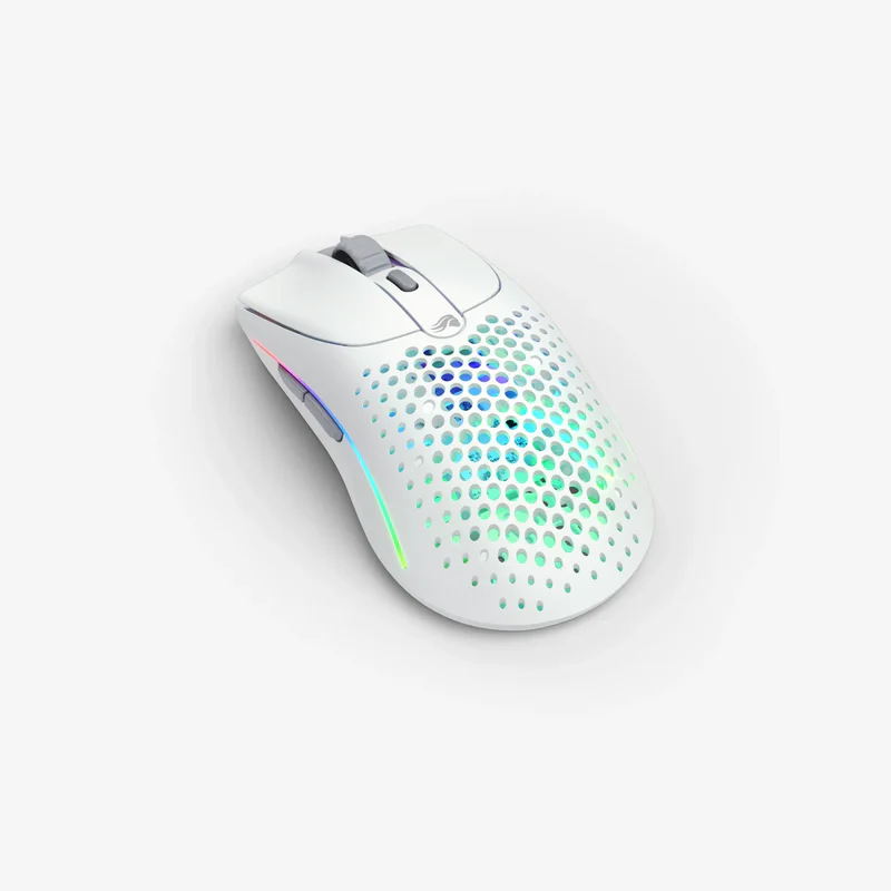 Glorious Model O2 Wireless Ultralight Ambidextrous Gaming Mouse 68G - White