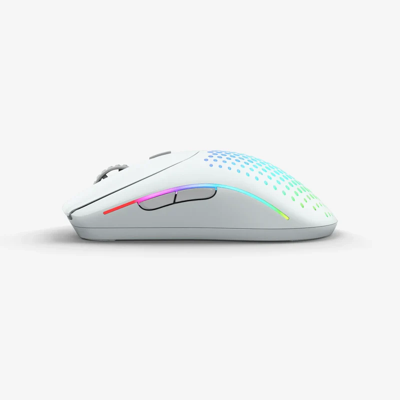 Glorious Model O2 Wireless Ultralight Ambidextrous Gaming Mouse 68G - White