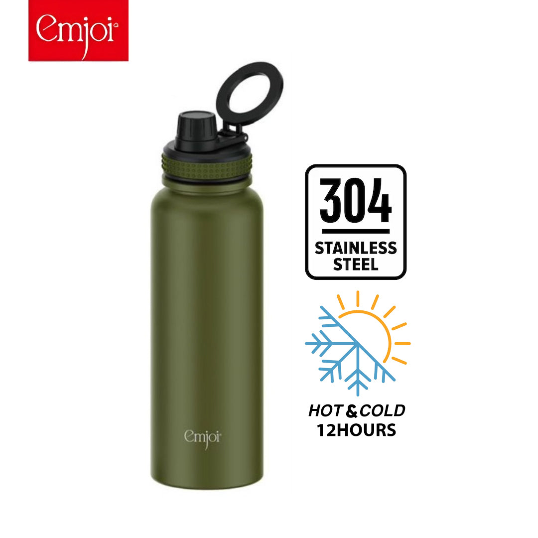 EMJOI Stainless Steel Sport Bottle With MagSafe 1100ML - Green