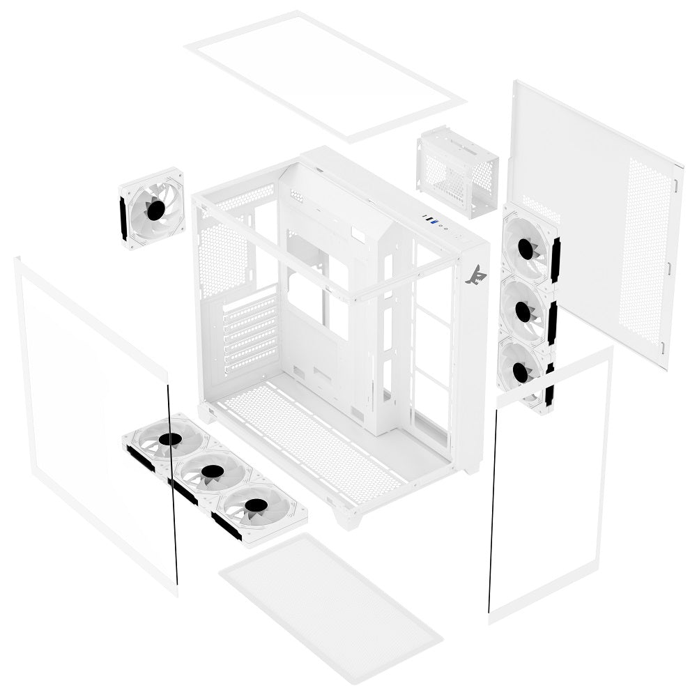 Gaming Pc Intel core i7-14700KF,RTX 5070 Ti SOLID CORE OC 16GB,16GB RAM(White)